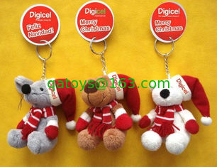 China Christmas Teddy Bear keychain Plush Toys supplier