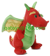 China Red Winged Dino Dragon Plush Toys supplier