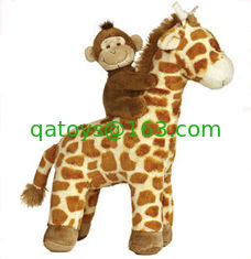 China Lovely Giraffe with babay Monkey Plush Toys supplier