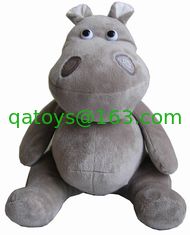 China Grey Hippo Plush Toys supplier