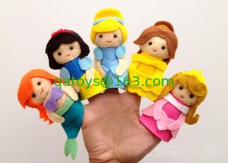 China Disney Princess Collection Felt Finger Puppet Plush Toys supplier