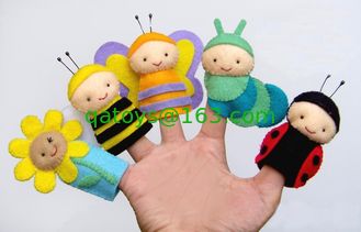 China Garden Friends Felt Finger Puppets Plush Toys supplier