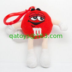 China M&amp;M’ Character Red Keychain Plush Toys supplier