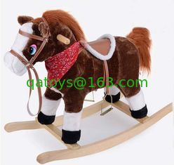 China Fashion Rocking Horse With Sound And Moving Mouth and Tail And Led Light Big Size supplier
