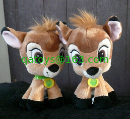 China Brown 8 inch Disney Plush Toys Bambi Big Head Cartoon Stuffed Animals Customized supplier