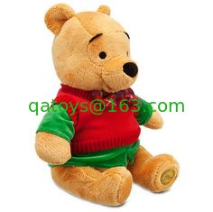 China 40cm Disney Christmas Winnie the Pooh Cartoon Stuffed Animals supplier